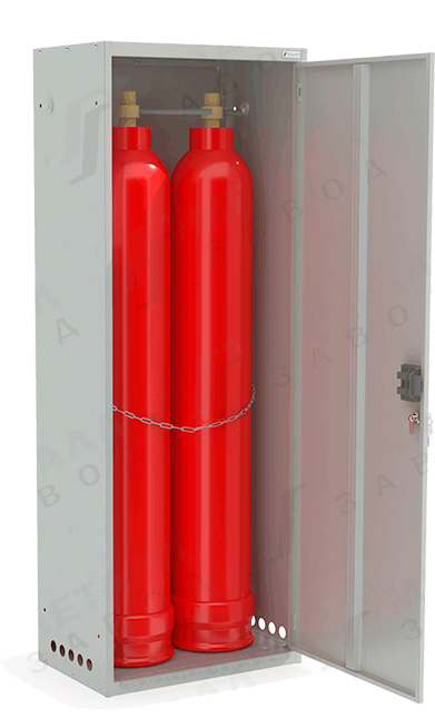 Шкаф для газовых баллонов ШГР 40-2-4(2x40л)